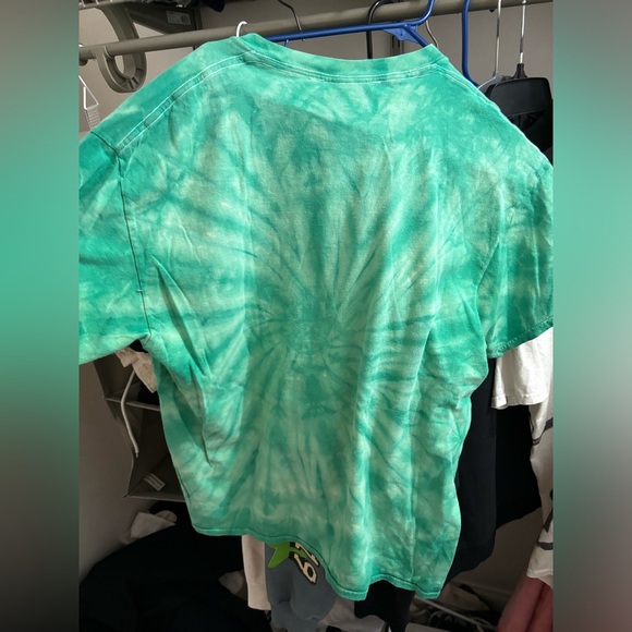 Rare Psych World Sample Tee Green Tye Dye Size Large - Picture 3 of 3